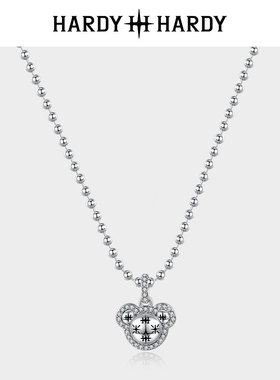 施华洛世奇元素小熊镶钻毛衣链