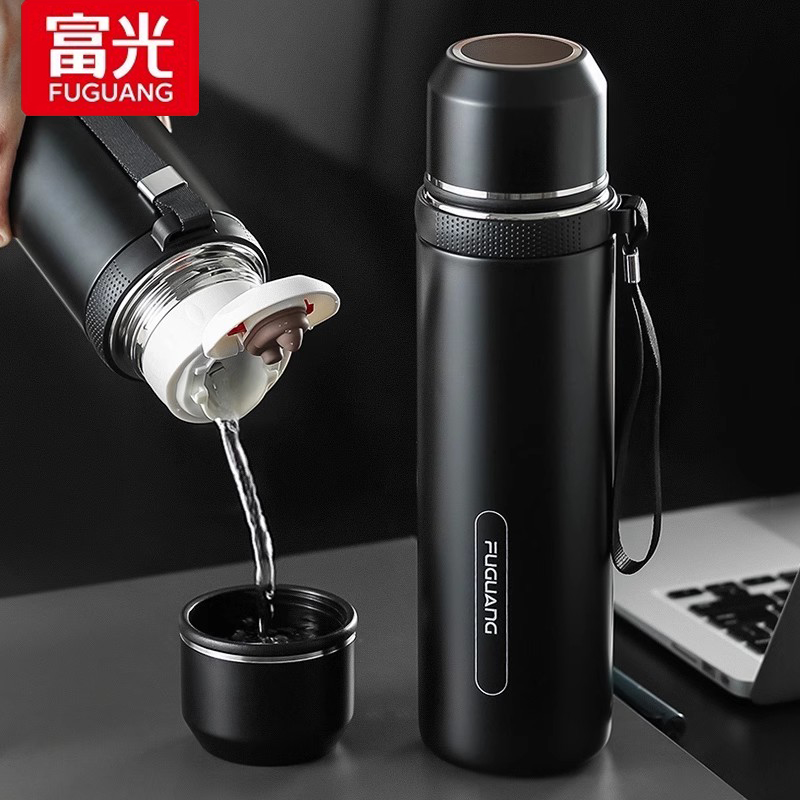 富光保温杯男士大容量高档304不锈钢水杯便携户外泡茶杯子1000ml