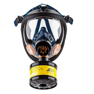 思创防毒全面具喷漆打农药化工醛类专用实验室全脸防护全面罩工业