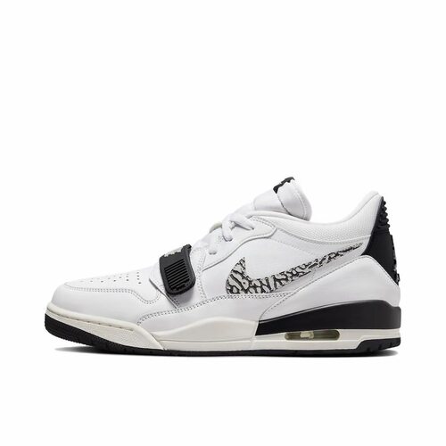 Jordan Legacy 312 防滑 低帮 复古篮球鞋 男款 白黑色CD7069-110