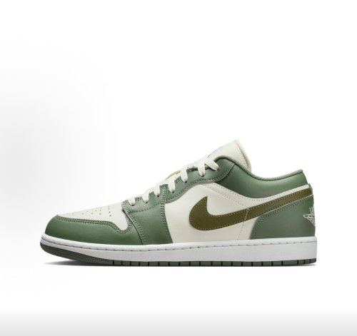 Jordan Air Jordan 1 low  低帮 复古篮球鞋 男款 绿白553558-300