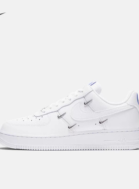 耐克空军一号女小银勾运动鞋四勾NIKE AIR FORCE 1 CT1990-100