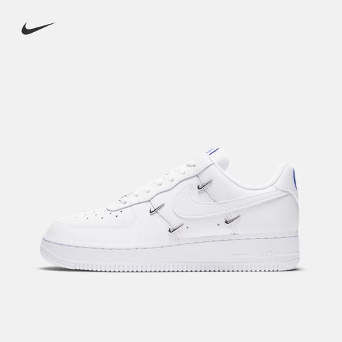 耐克空军一号女小银勾运动鞋四勾NIKE AIR FORCE 1 CT1990-100