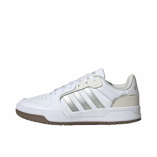 adidas 合成革牛剖层革 篮球风 低帮 生活休闲鞋 男女JP9959