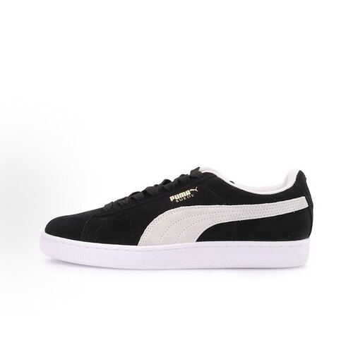 PUMA彪马 Suede 休闲 低帮 板鞋 男女同款 黑色352634-03