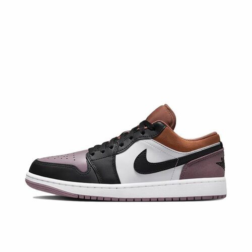 Jordan Air Jordan 1 低帮 复古篮球鞋 男款 白褐紫FB9907-102