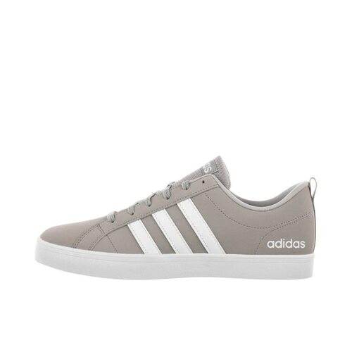 adidas 合成革 舒适百搭 防滑耐磨 低帮 板鞋 男款 灰白色DB0143