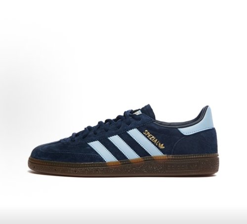 adidas originals HANDBALL SPEZIAL 绒面革 男女同款 蓝棕BD7633