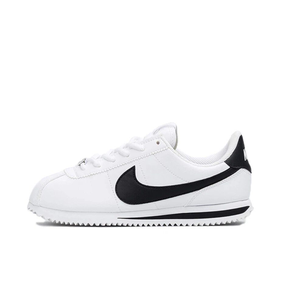 NikeCortez Basic SL 合成革皮革 舒适轻便GS 跑步鞋904764-102