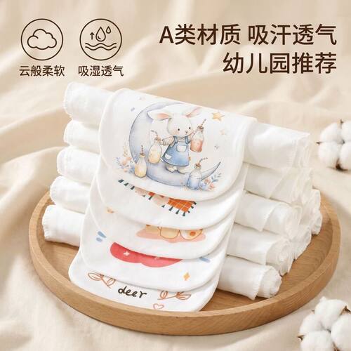 A类纯棉纱布婴幼儿吸汗垫背巾潮