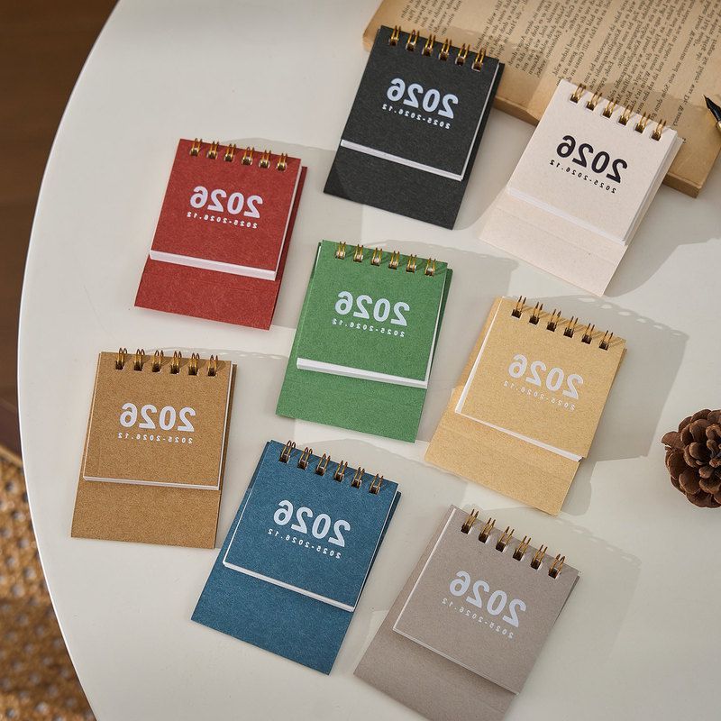 2026年迷你简约小日历备忘录台历