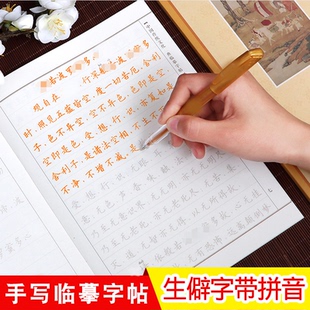 抄经本临摹抄写本静心手抄本地藏经药师经普门品金刚般若波罗蜜大悲咒无量寿僧伽咤童子佛本抄写本初学者硬笔钢笔临摹字帖