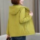 2025春秋款 短外套 洋气宽松女士韩版 新款 休闲连帽夹克春秋百搭大码