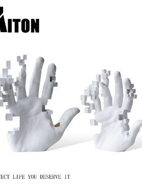 树脂装饰现代客厅手掌