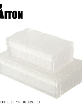 桌面冰裂摆件样板房半透明首饰盒