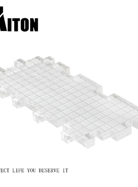 透明收纳拼接白色磨砂树脂托盘