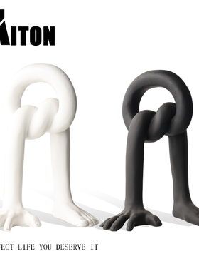 树脂装饰现代客厅人物手脚