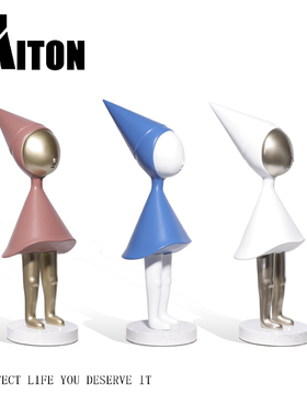 树脂装饰现代客厅乌鸦人