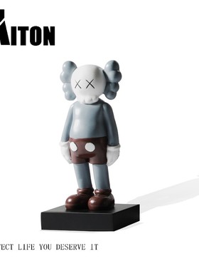 树脂装饰现代客厅kaws