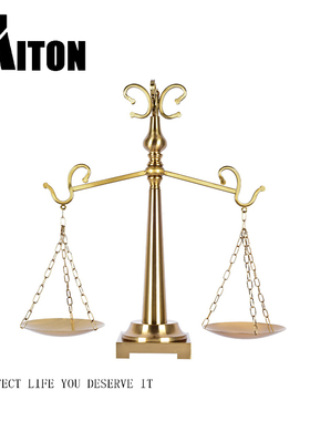 金属装饰北欧办公室天平秤