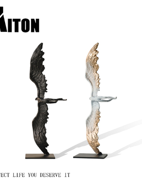 轻奢天使人物创意摆件