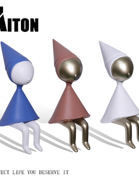 树脂装饰现代样板间帽子女孩