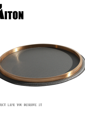 欧式风圆形摆盘售楼处软装饰品