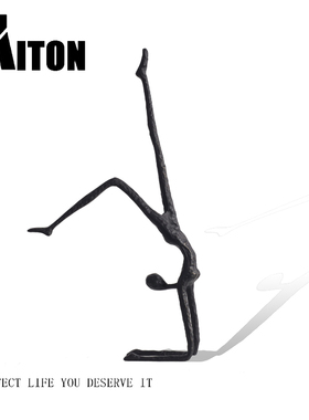 金属装饰现代样板房抽象人物