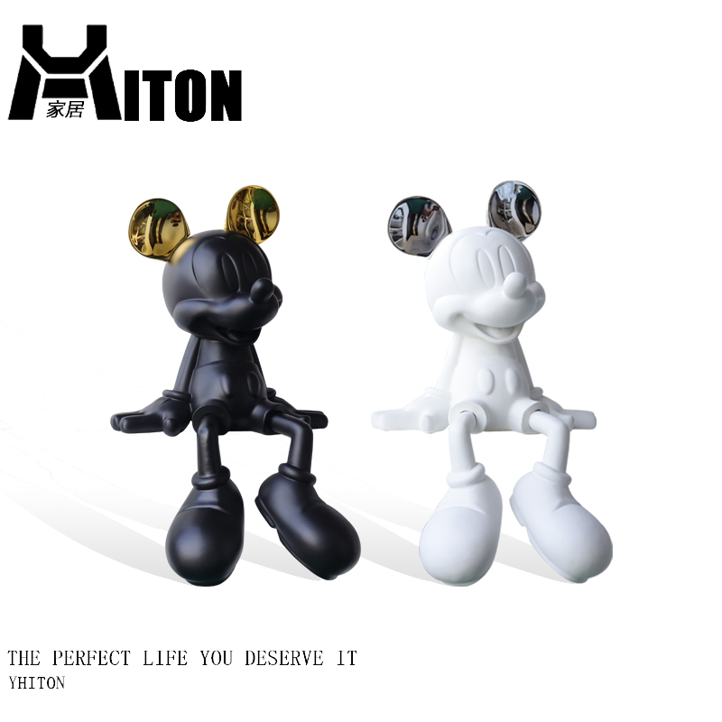 坐姿米奇卡通装饰网红米老鼠