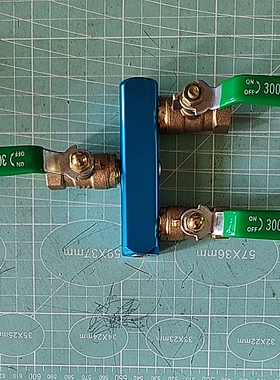 ONPO 300WOG一路进二路三路出可控制球阀2分牙接口接头三通四通阀