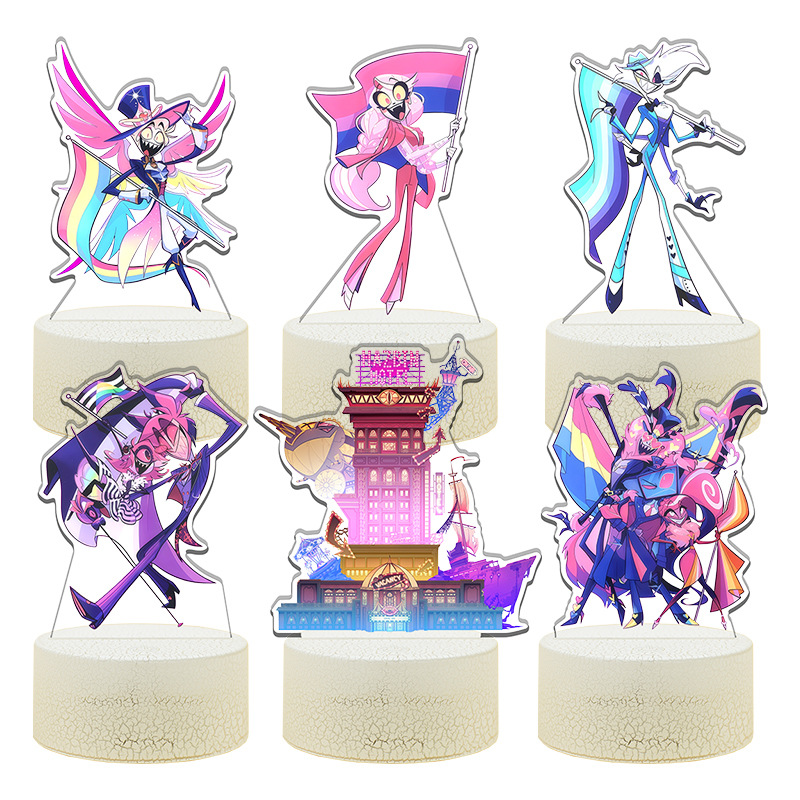 二次元主题动漫地狱客栈彩色立牌