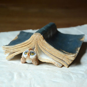 可爱猫头鹰摆件桌面装饰创意礼物
