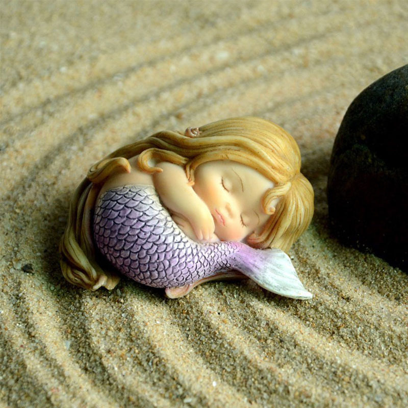 创意可爱美人鱼摆件摆设工艺品汽车小公仔少女心公主送女生日礼,特色手工艺,其他特色工艺品,淘宝优惠券,粉丝福利购,淘宝优惠卷