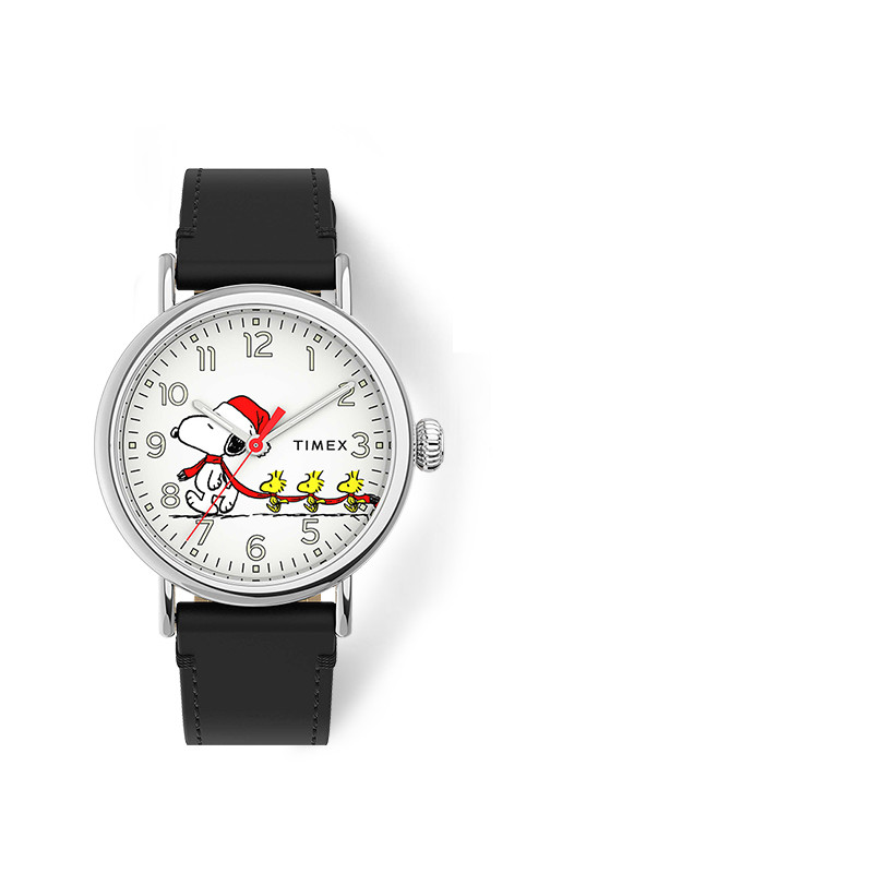 【新年礼物】TIMEX美国天美时手表夜光防水经典史努比圣诞联名款
