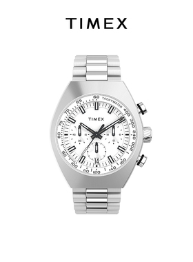 TIMEX天美时Waterbury系列计时码表时尚不锈钢石英手表TW2W22200