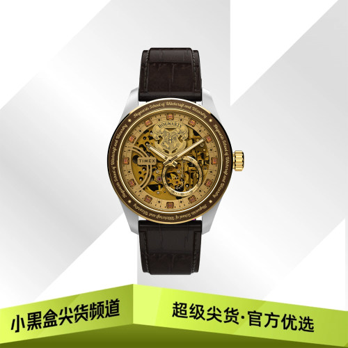 天美时哈利波特联名镂空机械手表