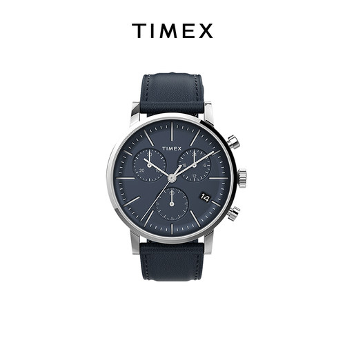 TIMEX三眼计时石英机芯男表