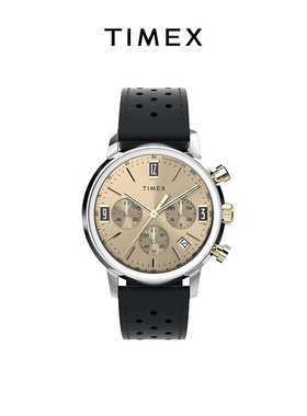TIMEX天美时Marlin系列手表三眼计时石英男表TW2W10000节日礼物