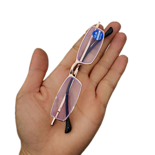 老光眼镜超轻便携 男女款 防蓝光老花眼镜高清时尚 迷你小卡便携式