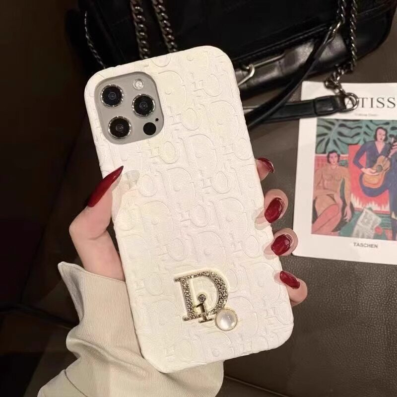 【高品质】轻奢高级感手机壳适用苹果16promax手机壳iphone15套高档奢华皮质14浮雕闪钻高级感轻奢女款13壳