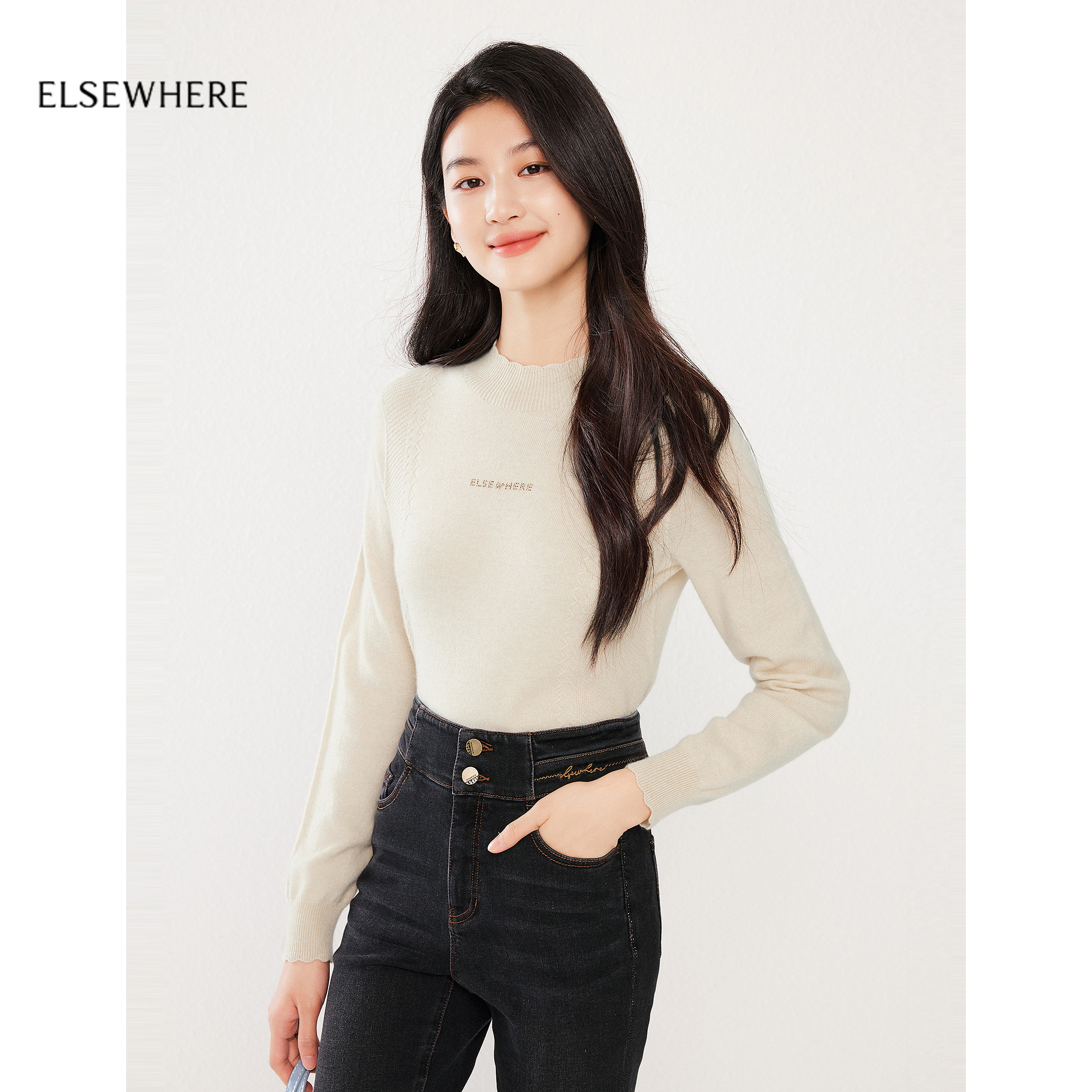 羊绒衫女上衣ELSEWHERE珂思