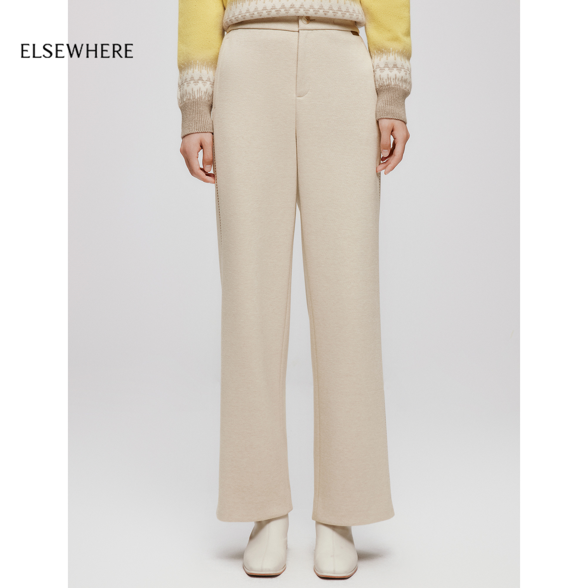 珂思直筒休闲百搭阔腿裤