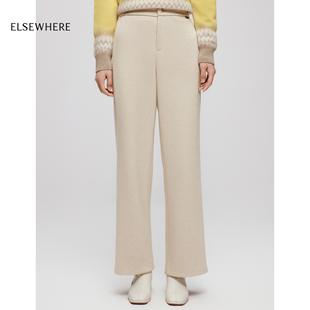 新款 ELSEWHERE珂思 子女2025冬季 直筒休闲百搭阔腿裤 商场同款