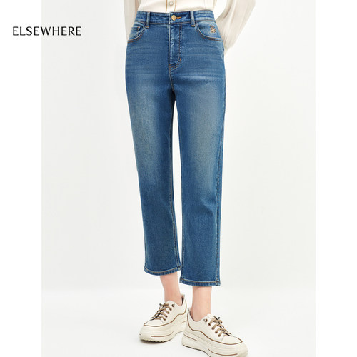 自然腰牛仔裤ELSEWHERE珂思