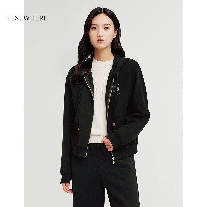 ELSEWHERE珂思休闲连帽外套
