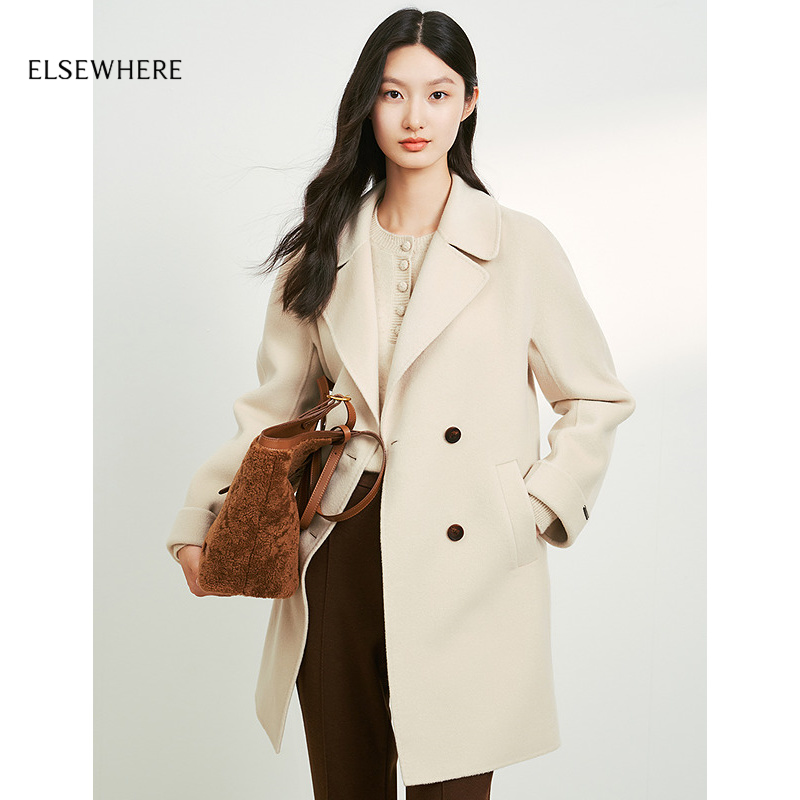 ELSEWHERE珂思毛呢大衣女