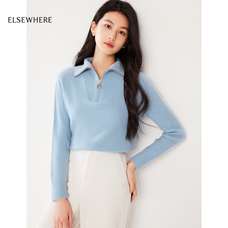 山羊绒针织衫ELSEWHERE珂思