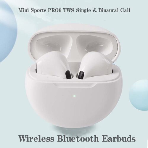 Wireless Bluetooth 5.0 Earbuds Mini Sports PRO6 TWS Earbuds