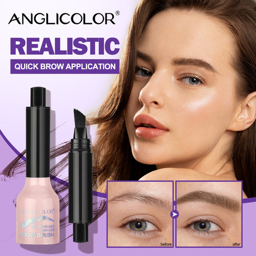 Press-Type Tintable Eyebrow Pencil Big Brush Head 染眉刷眉笔