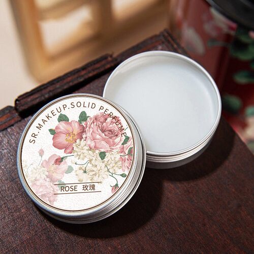 Natural Floral Botanical Solid Perfume Balm 清新花香固体香膏